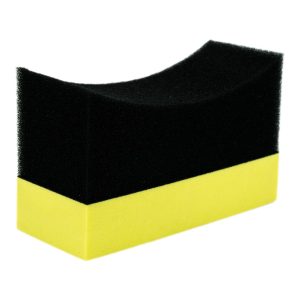 BLACK/YELLOW ROUNDED WHEEL SPONGE
